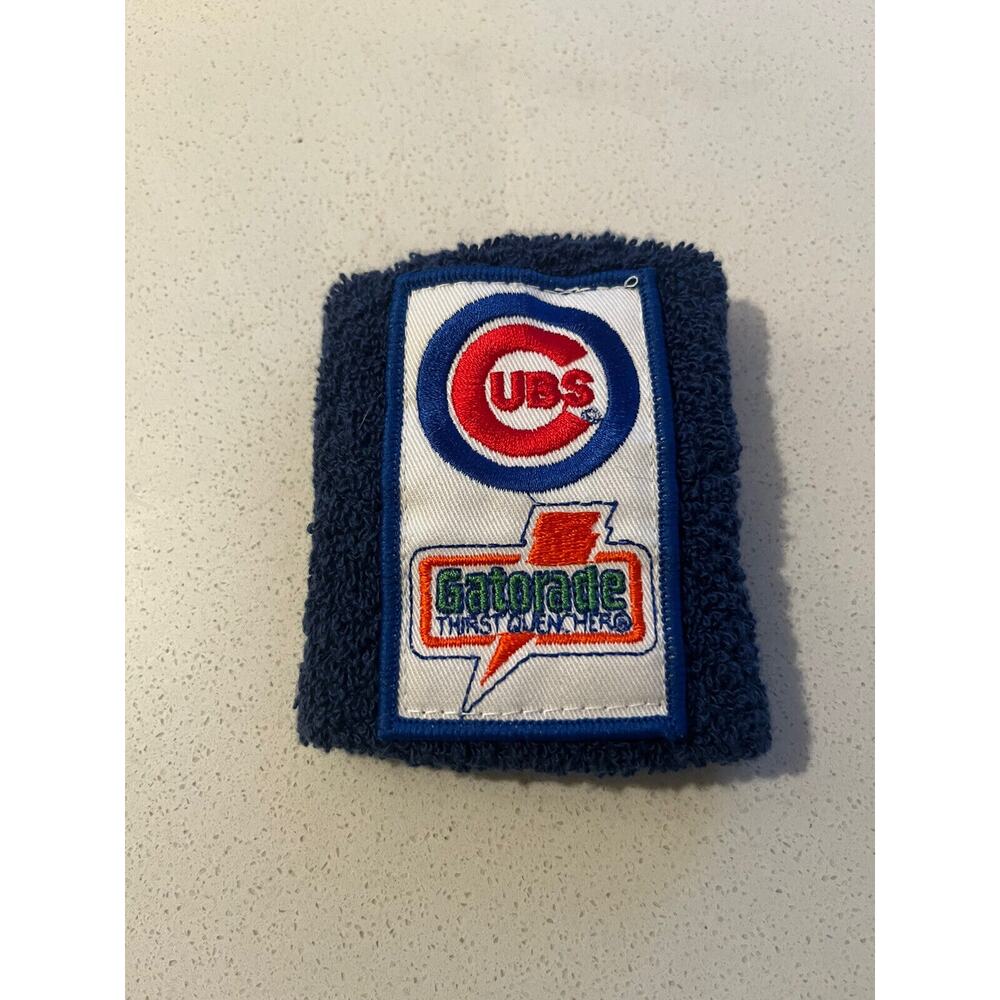Vintage Chicago Cub Gatorade Wristband sweatband